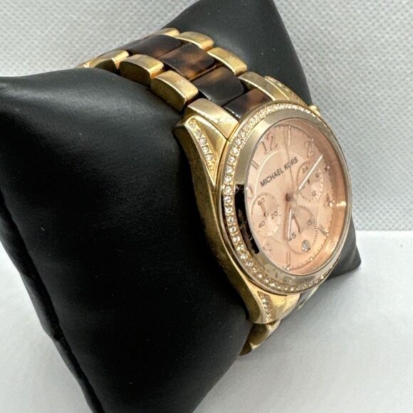 Michael Kors Blair MK5859 Women\'s Gold Stainless Steel Analog Dial Watch JNA396 main image 8